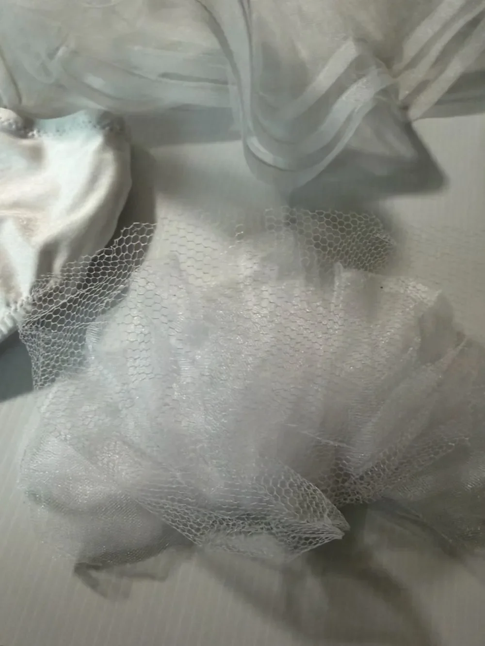 White custom solo Dance Costume bling lace wedding bridal chapel illusion MC chi